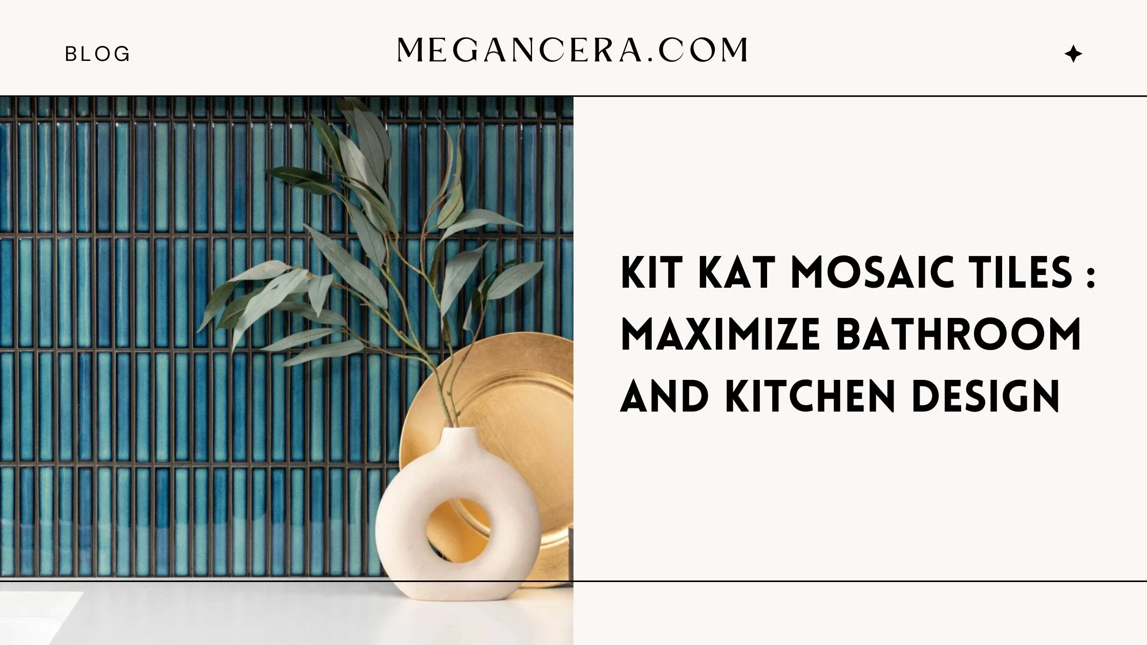 Kit Kat Mosaic Tiles : Maximize Bathroom and Kitchen Design